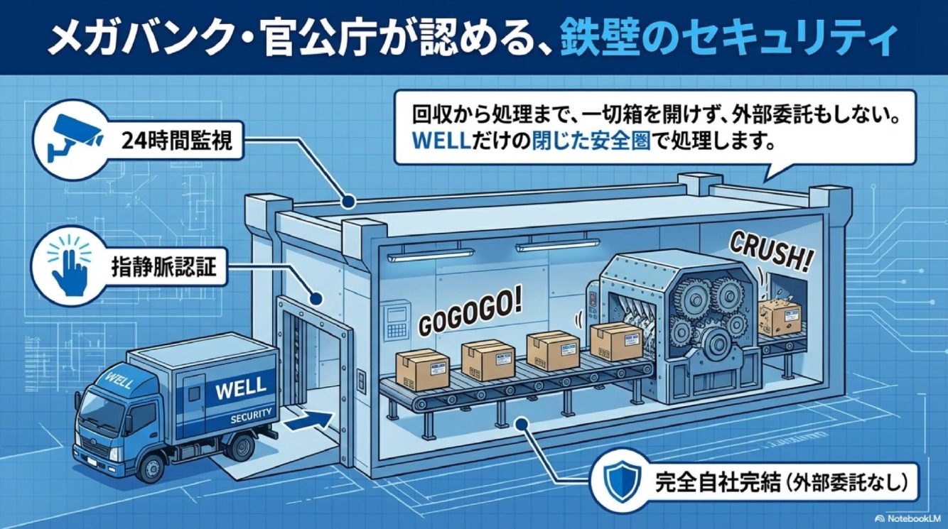 メガバンクにも選ばれるセキュリティ体制