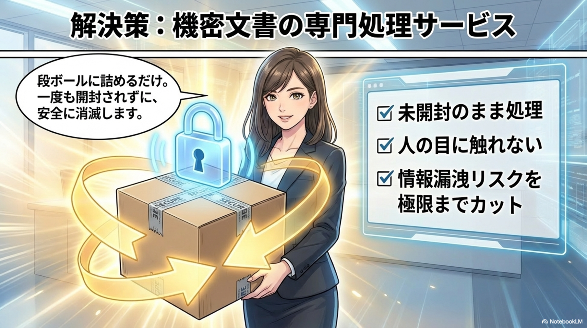 機密文書処理専門処理サービス