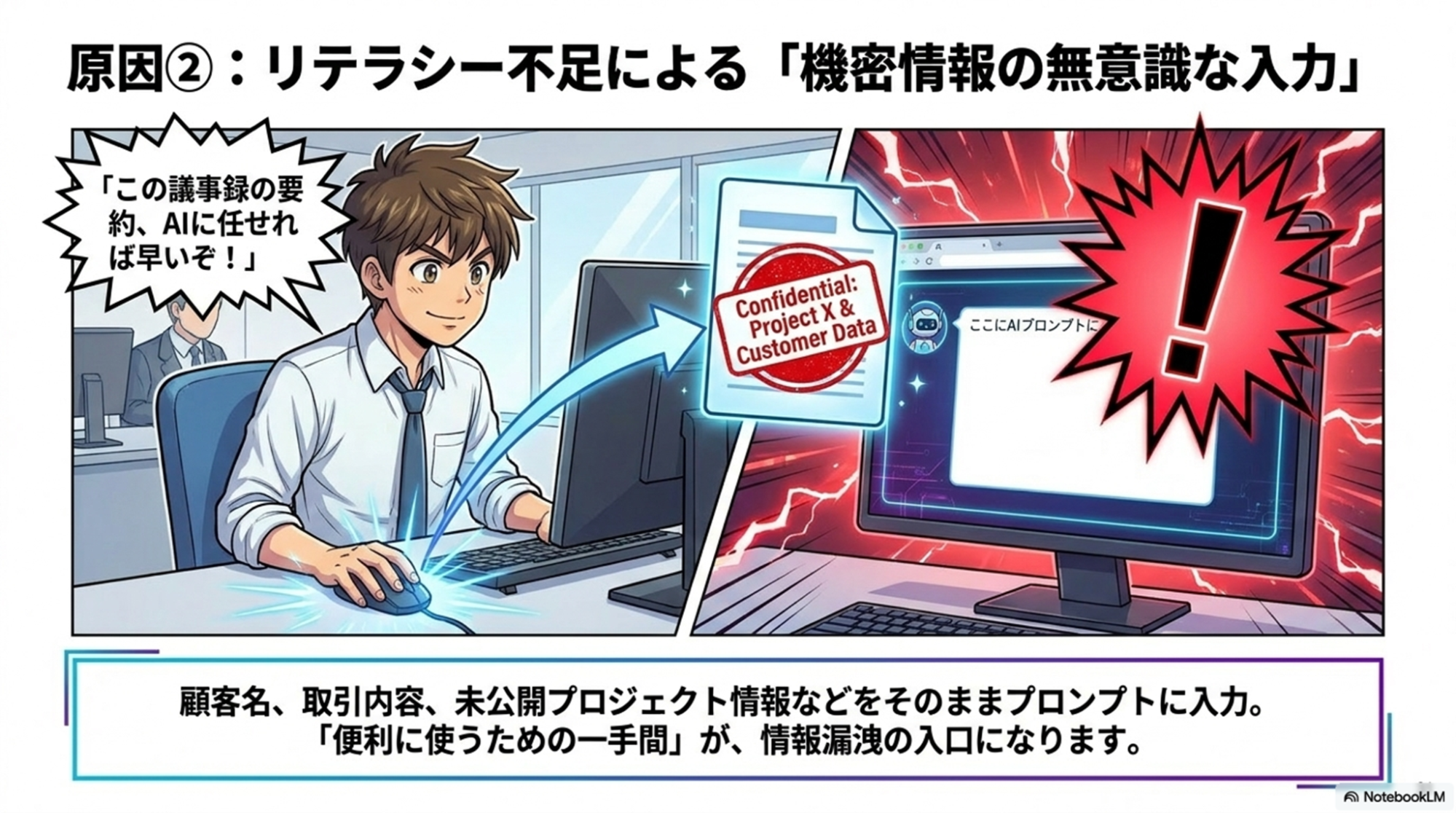 シャドーAIの注意すべきポイント