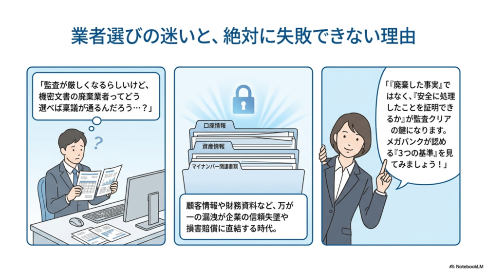 金融・証券・保険業界の書類廃棄の基準