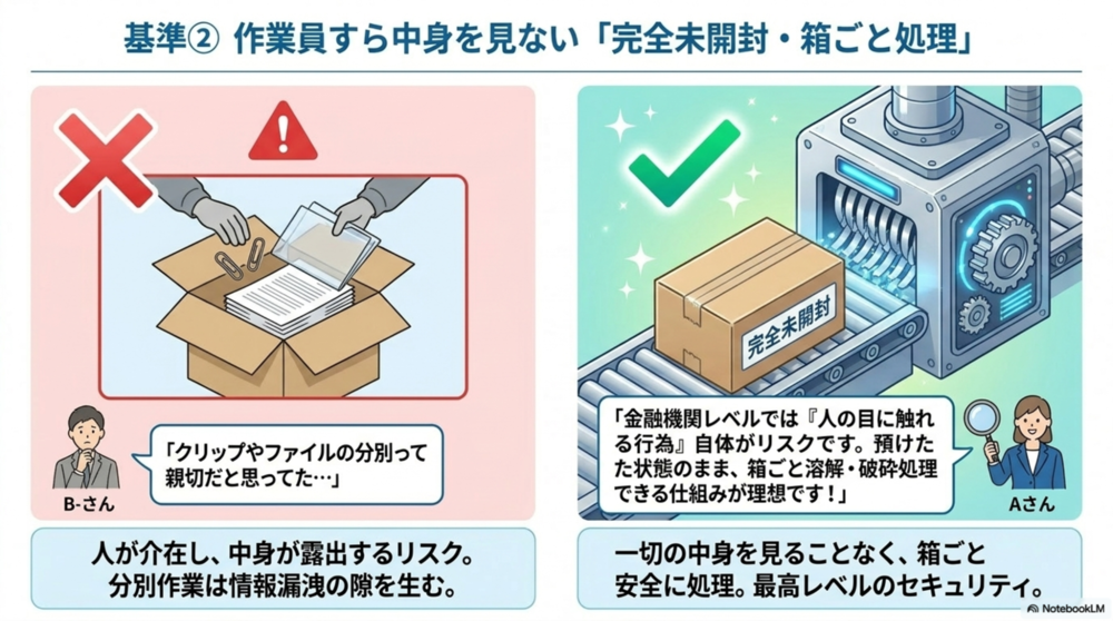 箱ごと溶解・破砕処理できる仕組み
