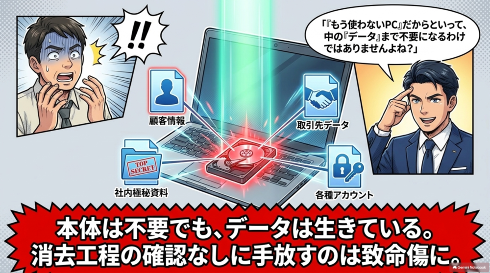 データ消去の重要性
